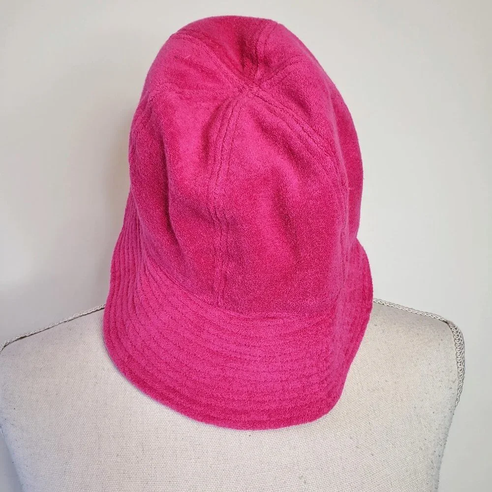 NWT‎ Cappelli Pink Terrycloth Floppy Beach Cap OS
